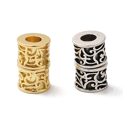 Brass Tube Magnetic Clasps, Long-Lasting Plated, Cadmium Free & Lead Free, with Magnetic, Column