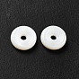 Perles de coquillages naturels d'eau douce, disque de donut / pi
