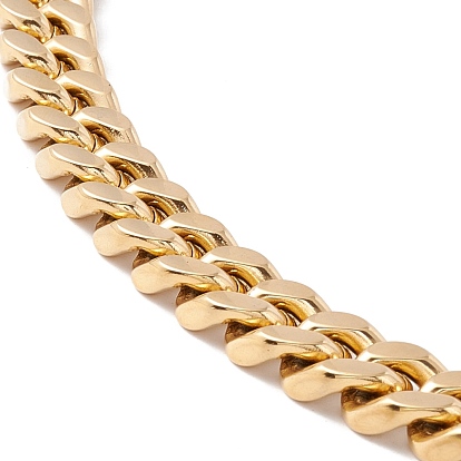 304 Stainless Steel Curb Chains Necklace for Women