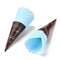 Opaque Resin Decoden Cabochons, Ice Cream Cone