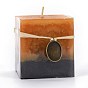 Cuboid-shape Aromatherapy Smokeless Candles, with Box, for Wedding, Party, Votives, Oil Burners and Home Decorations