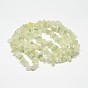 Puce naturels nouvelles perles de jade brins