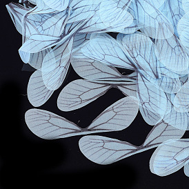 Tissu organza, pour la fabrication de bijoux de bricolage, aile de libellule