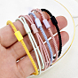 Plastic Hair Rope Tube Buckle, Hair Setting, For DIY Girl's Hair Accessories Ponytail Decoration