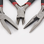 45# Carbon Steel Jewelry Plier Sets, including Wire Cutter Plier, Flat Nose Plier and Side Cutting Plier