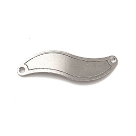 201 Stainless Steel Connector Charms, Twist Links