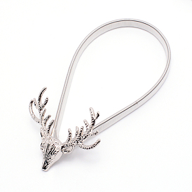 Curtain Tieback, Alloy Spring Design, Suitable for Most Curtains, Easy to Use, Deer