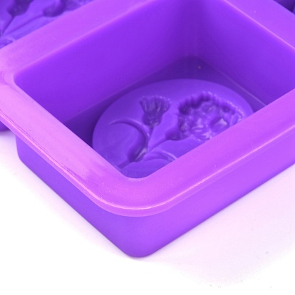 Carnation Flower Silicone Molds, Food Grade Molds, For DIY Cake Decoration, Candle, Chocolate, Candy, Soap