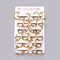 304 Stainless Steel Huggie Hoop Earrings, Hypoallergenic Earrings, Ring