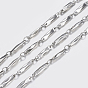304 Stainless Steel Chains, Soldered, Bar Link Chains
