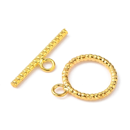 Brass Toggle Clasps, Lead Free, Cadmium Free and Nickel Free, 16x6x2mm