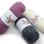 75g fils de polyester, fils mohair écureuil, fil à crocheter pour pull d'hiver, chapeau, écharpe