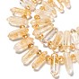 Natural Citrine Beads Strands, Bullet
