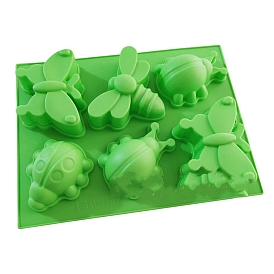 Insects DIY Silicone Soap Molds, Resin Casting Molds, For UV Resin, Epoxy Resin Jewelry Making