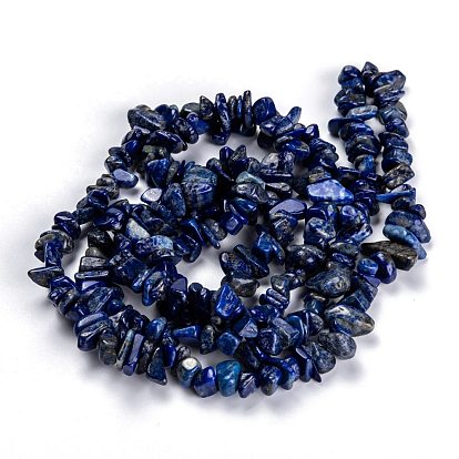 Lapis-lazuli, brins de perles naturels , Grade a, puce