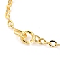 Rack Plating Brass Flat Cable Chain Necklaces, Long-Lasting Plated, Lead Free & Cadmium Free