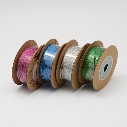 Braided Nylon Threads, 1mm, about 14.21 yards(13m)/roll