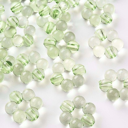 Transparent Acrylic Bead Frames, Flower