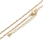 Brass Link Chain Necklaces, Long-Lasting Plated