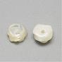 Natural White Shell Mother of Pearl Shell Cabochons, Flower