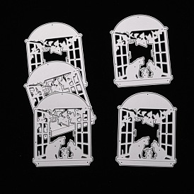 Cat Carbon Steel Cutting Dies Stencils, for DIY Scrapbooking/Photo Album, Decorative Embossing DIY Paper Card