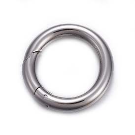 201 Stainless Steel Spring Gate Rings, O Rings