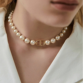 Chic Pearl Choker Necklace - High-end Design, Fashionable and Elegant Women's Jewelry