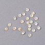 Glass Rhinestone Cabochons, Pointed Back, Faceted, Diamond