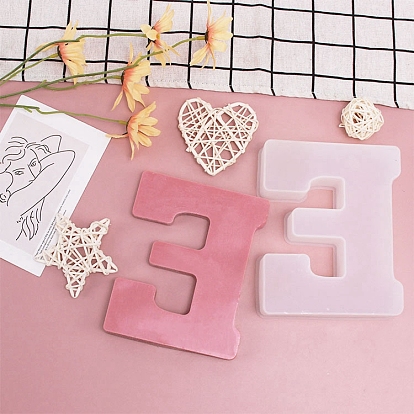 DIY Letter & Symbol Silicone Molds, Fondant Molds, Resin Casting Molds, for Chocolate, Candy, UV Resin, Epoxy Resin Craft Making