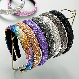 Fashionable Rainbow Headband with High-quality Rhinestone - Simple and Elegant Hair Accessory