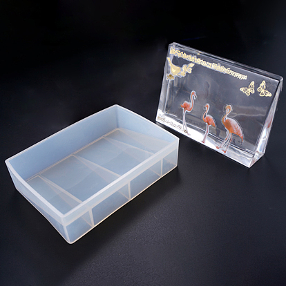 Moules en silicone, moules de résine, pour la résine UV, fabrication de bijoux en résine époxy, cadre photo rectangle