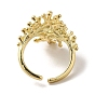 Brass Open Cuff Rings, Branch Ring for Women