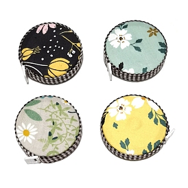 Cloth Cover Soft Sewing Tape Measure, for Body, Sewing, Tailor, Clothes, Flower Pattern