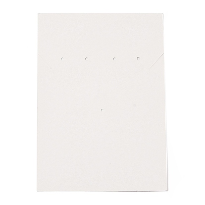 Tarjetas de presentación de aretes de papel rectangulares, Tarjeta para presentación de joyas con estampado de oso para guardar pendientes y collares