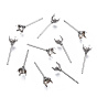 316 Surgical Stainless Steel Stud Earring Setting, Fit for Rhinestone