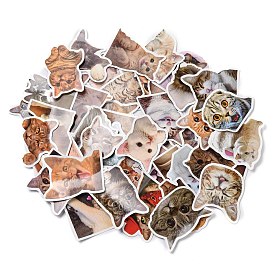 50 Sheets Paper Cat Stickers
