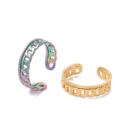 Ионное покрытие (ip) 304 бордюрные цепи из нержавеющей стали образуют открытое кольцо манжеты, полое кольцо для женщин