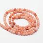 Natural Pink Aventurine Beads Strands, Round