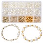 10 style perles acryliques imitées et perles en plastique ccb, formes mixtes