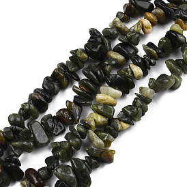 Natural Peridot Beads Strands, Chip