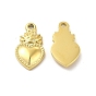 Ion Plating(IP) 304 Stainless Steel Charms, Sacred Heart Charm