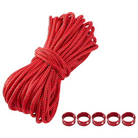 SUPERFINDINGS Aluminium Alloy Rope Tensioner, for Hiking, Camping, Backpacking
