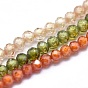 Cubic Zirconia Bead Strands, Round, Faceted