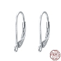 925 Sterling Silver Hoop Earrings, Leverback Earrings