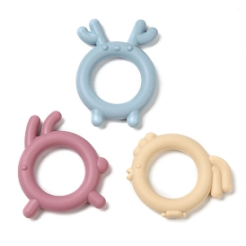 Sheep & Rabbit & Chick Silicone Teether Boys Girls Baby Molar Teether Chew Toys, Teething Toy