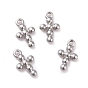 304 Stainless Steel Charms, Cross