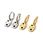 Boucle d'oreille et pendentif octogone en strass colorés, 304 ensemble de bijoux en acier inoxydable pour femmes