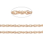 Chaînes de corde en laiton, soudé, véritables chaînes remplies d'or 14k