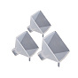 Пирамиды diy силиконовые формы для дисплеев, формы для литья смолы, для уф-смолы, изготовление ювелирных изделий из эпоксидной смолы