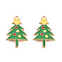 Le thème de Noël, Pendentifs en émail , or et de lumière, arbre de Noël
